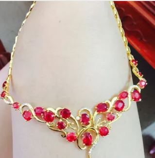 Ruby necklace