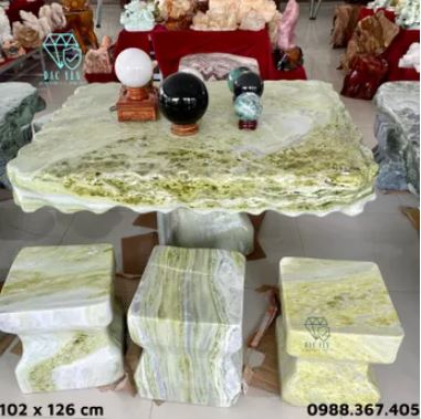 Yen Bai natural stone table & chair