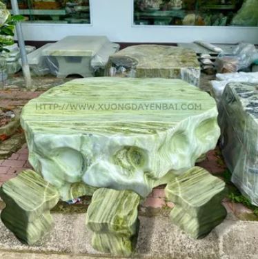 Yen Bai natural stone table & chair