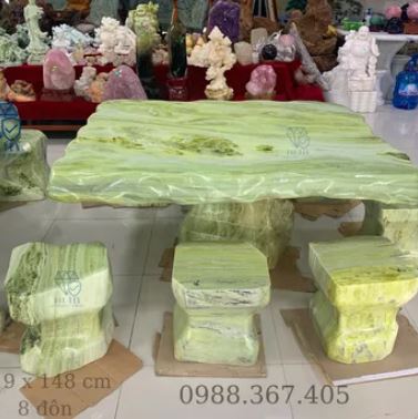 Yen Bai natural stone table & chair