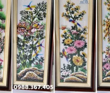 Quartet gemstone painting set