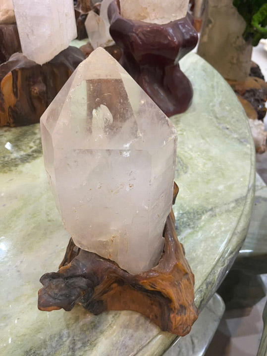 White crystal quartz