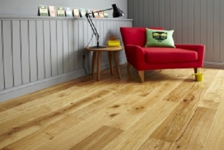 Oak wood flooring