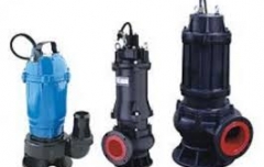 Submersible wastewater pump