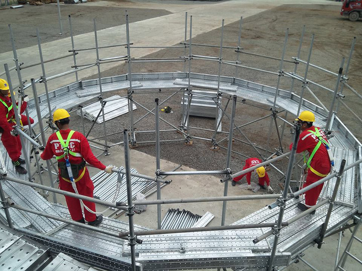 Scaffolding installation