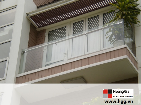 Glass balconies