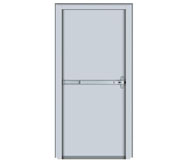 Fireproof steel door