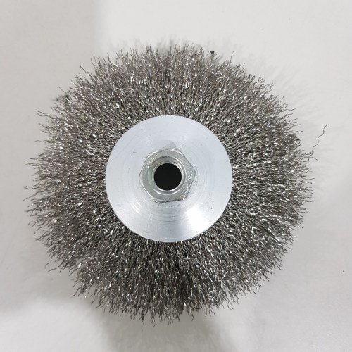 Stainless steel wire disc brush