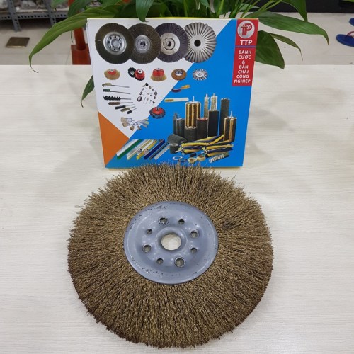 Steel wire wheel brush