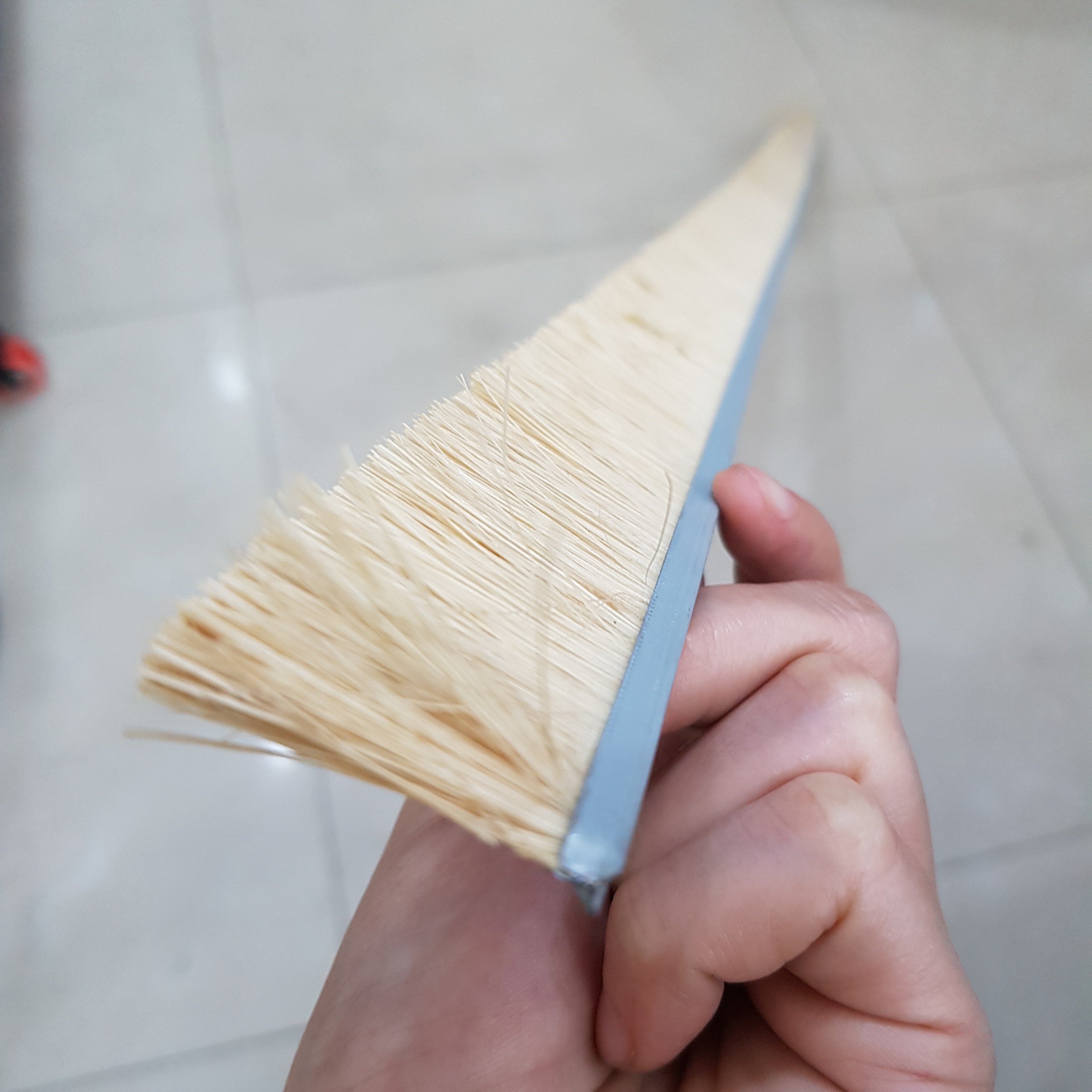 Coir strip brush