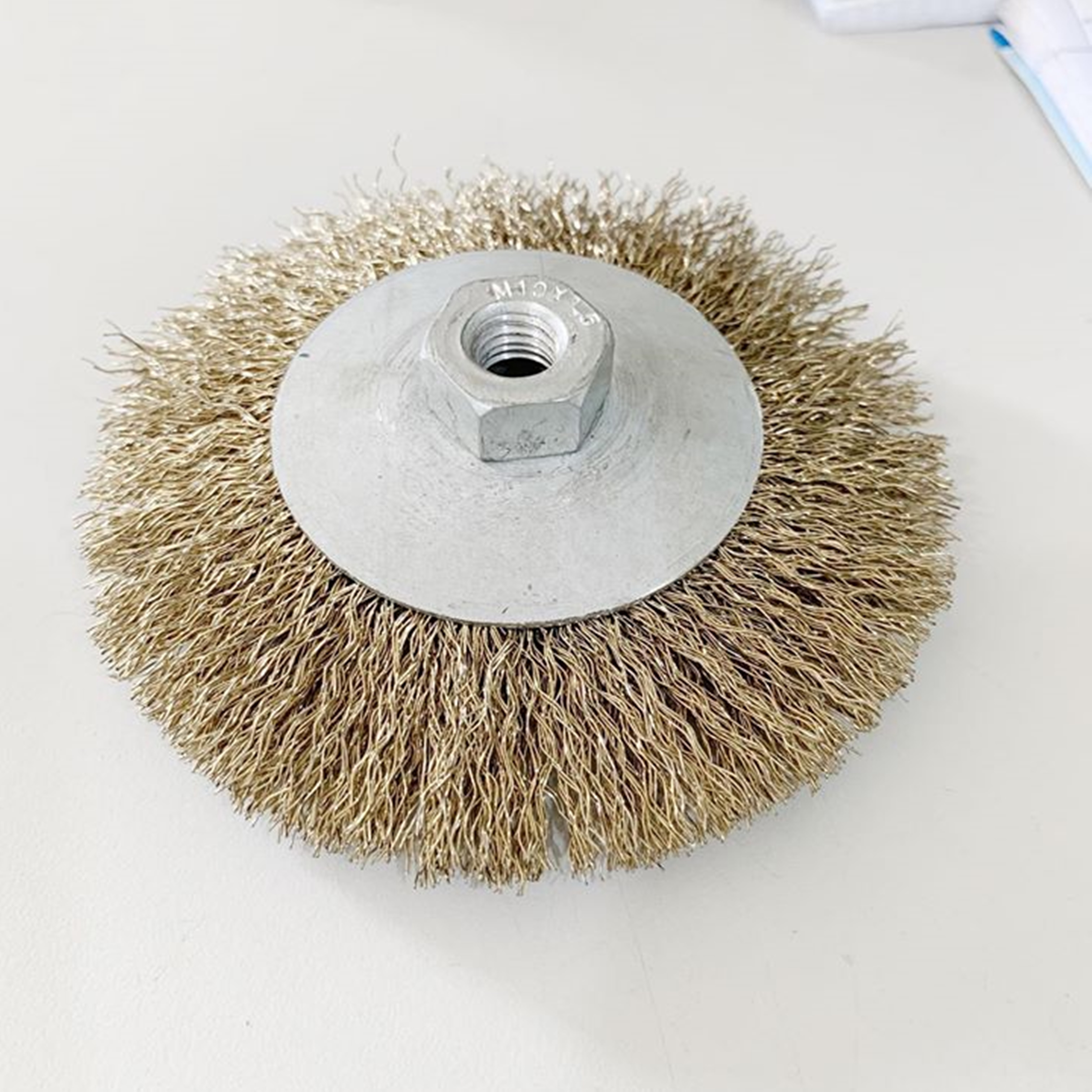 Steel wire disc brush