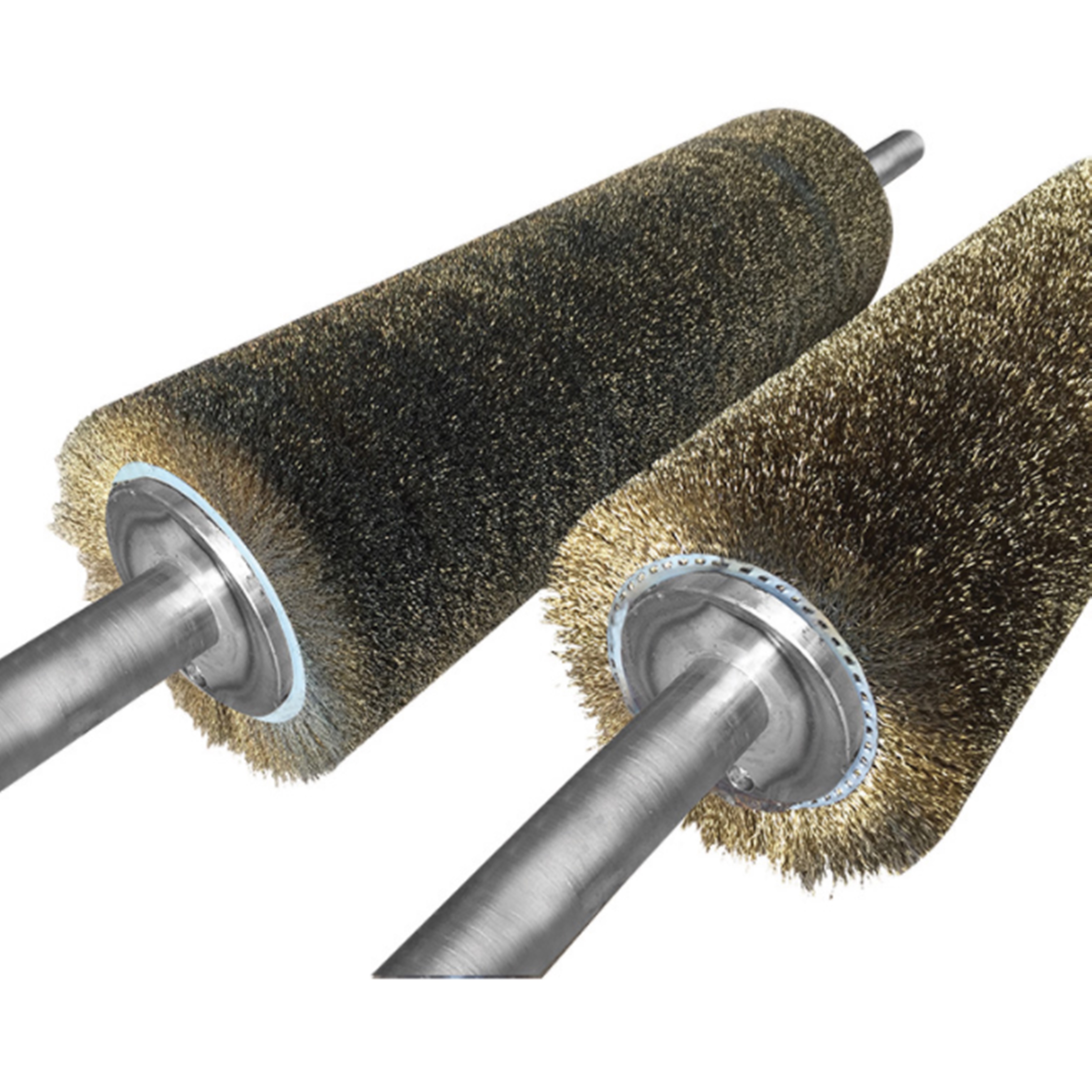 Steel wire roller brush