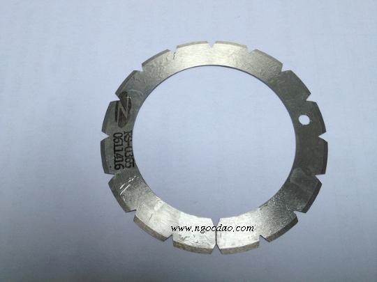 Folding machine knife