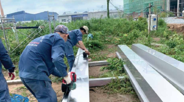 Stainless steel works construction service