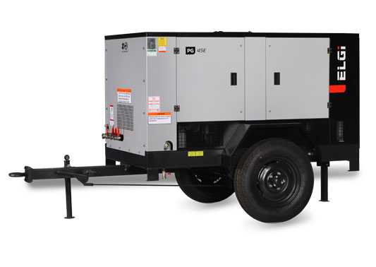 Portable air compressors 131-490 CFM