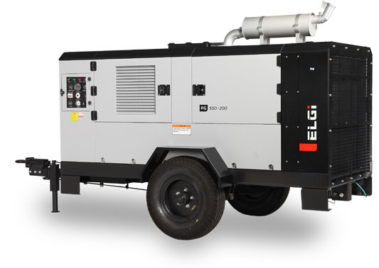 Trolley mounted compressors 185-1200 CFM