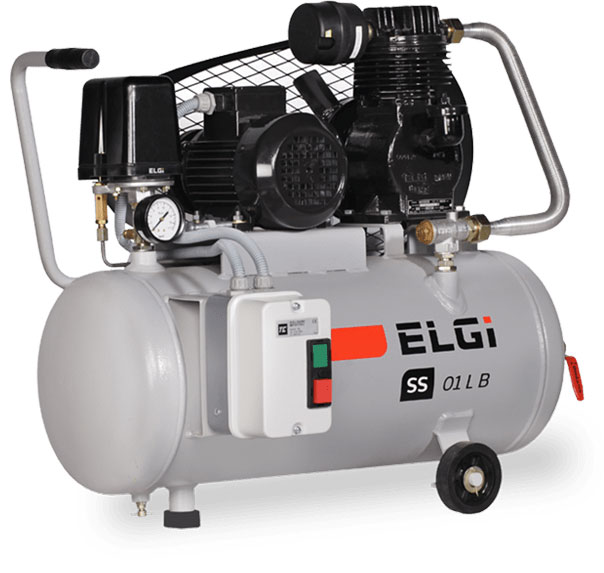 1-3 HP single-stage belt drive reciprocating compressor
