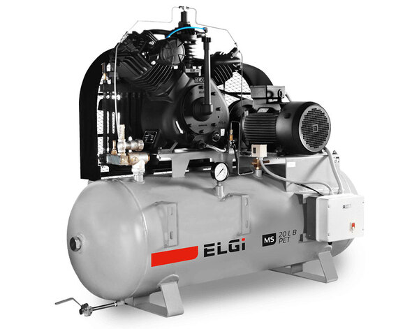 3-40 HP single and 2-stage industrial reciprocating compressor