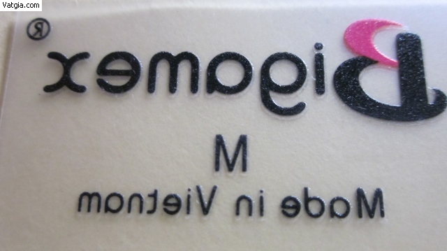 Heat printed label