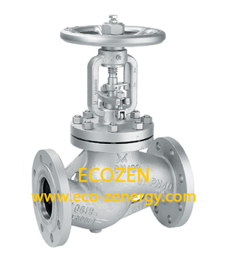 Streamlined flow valve, outside screw