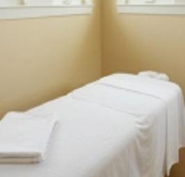 Spa towels and drape