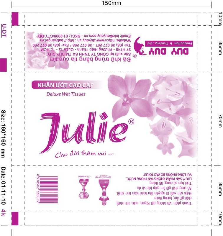 Wet Tissue Packagings