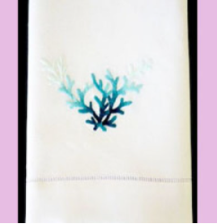 Embroidered hand towel