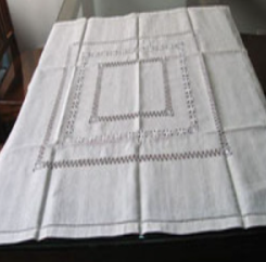 Linen table cloth