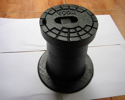 Cast iron water meter box
