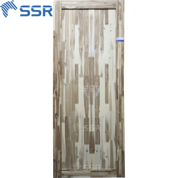 Acacia wood door