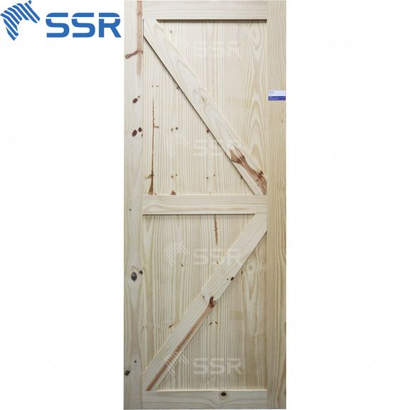 Pine wood door
