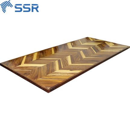 Wenge herringbone wood board