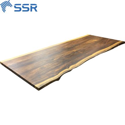 Wenge live edge wood slab