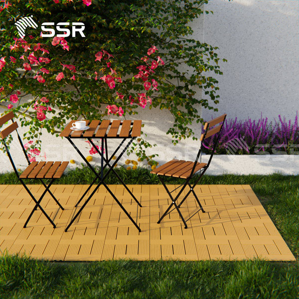 Wpc deck tiles
