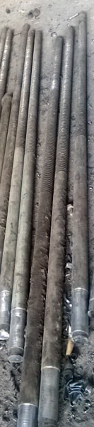 Shaft lathe machining