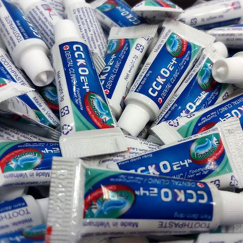 Hotel tooth paste