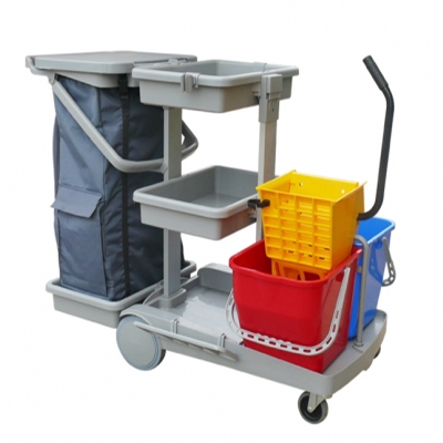 Hotel housekeeping trolley