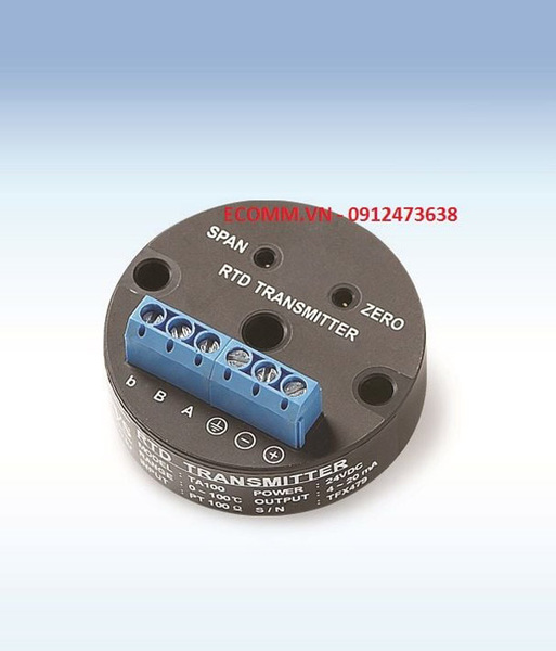 SENSYS TA-100 PT100 to 4-20mA signal converter