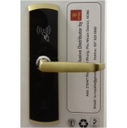 Magnetic card lock