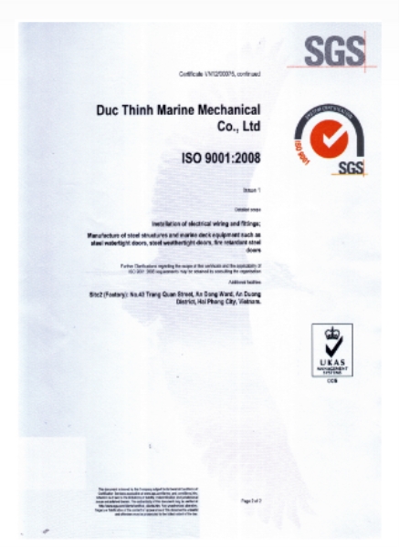 Certificates