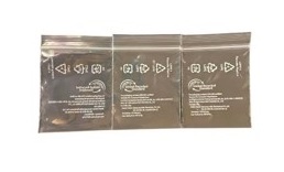 Ziplock bag with printed GRS certification