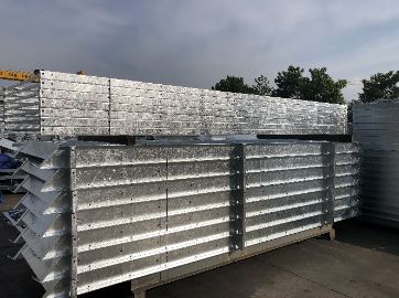 Hot-dip galvanized frames, racks