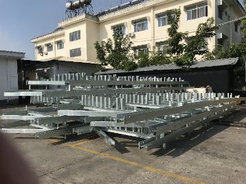 Hot-dip galvanized frames, racks
