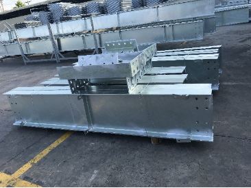 Hot-dip galvanized steel frame structure