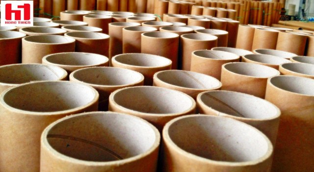 Paper tube for electronic components