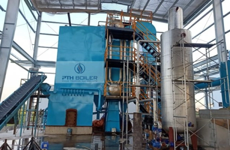 6 ton per hour fluidized bed boiler project - Hung Yen