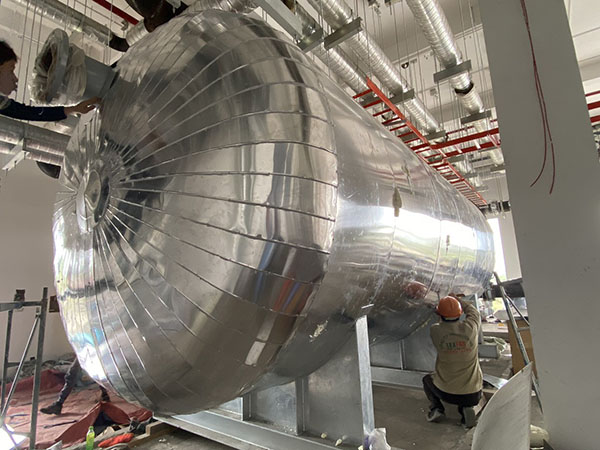 Processing and manufacturing industrial tanks as required