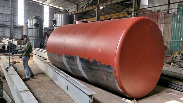Processing and manufacturing industrial tanks as required