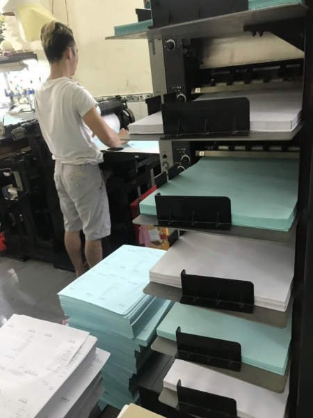 Delivery note, receipt and payment printing