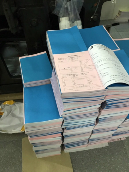 Delivery note, receipt and payment printing
